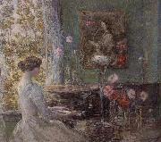 Childe Hassam Improvisation oil